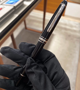 正品万宝龙montblanc大班163签字笔铂金款