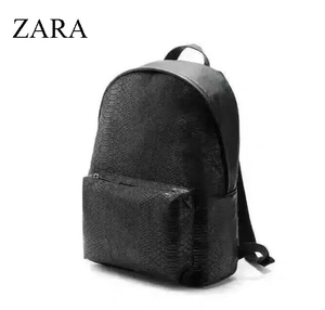 zara蛇纹双肩包背包,明星同款书包，包包全新，厂家直销低价