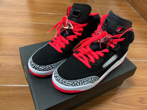 斯派克李spizike爆裂纹黑红灰aj4海淘正品运动篮球鞋拼