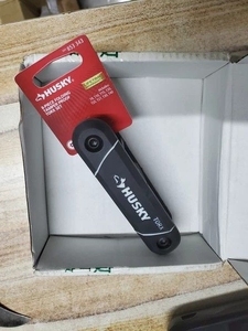 全新美国品牌husky多功能折叠梅花内六角工具8合一