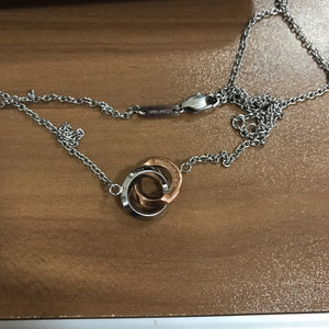 ck双环项链calvin klein项链情侣款送礼男女朋友