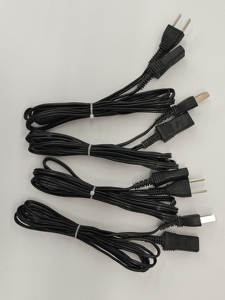 夏普收录机机方头电源线,线长2米,特柔软,铜线是2×0.82