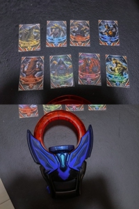 日版 黑暗圆环 附8张联动卡片 伽古拉欧布奥特曼变身器 万代