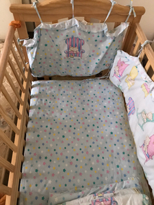 高档乐奇宝贝儿童婴儿宝宝床 +床上7件套