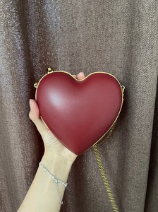 小ck 爱心红心包