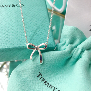 tiffany蒂夫尼专柜正品蝴蝶结项链