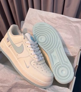 全新nike耐克空军一号板鞋蓝色配色原盒在包邮到家包装带lo_阿里巴巴