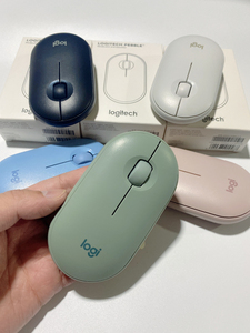 全新【全国包邮】 罗技m350鼠标鹅卵石无线鼠标蓝牙双模pe