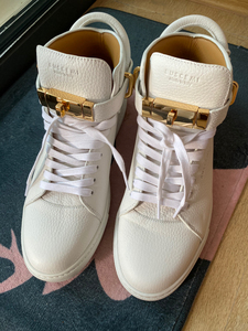 buscemi高帮男士锁头鞋