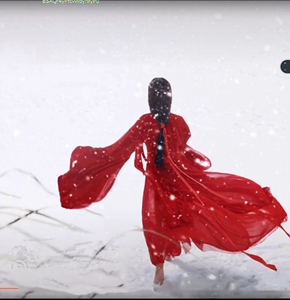 魏晋风心魄汉服女装红色红纱长袍古装cos女侠嫁衣cospal