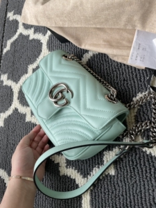 gucci古驰马尔蒙marmont小号mini22cm包包