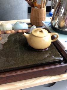 国工 毛俊兰 半手 黄金段泥 心经 石瓢 紫砂茶壶