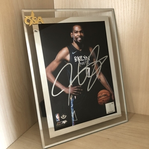 【正品】 nba球星杜兰特中国行 亲笔签名照,带认证证书,含