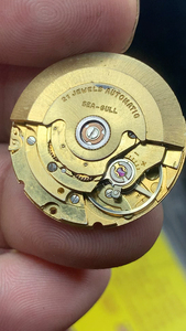 海鸥全自动单日历男机械表黄机芯2783,配件机,瑞士机芯,早