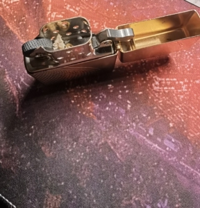 打火机zippo正版24k纯金涂层钻石浮雕收藏级限量版黄金天