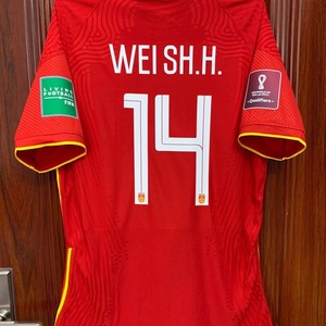 国足球衣 中国国足球衣 主场球衣 球员版球衣 武磊球衣  韦