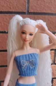 芭比娃娃的头白肌