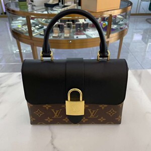 lv /路易威登 锁头包lock bb 小号经典老花锁扣百搭
