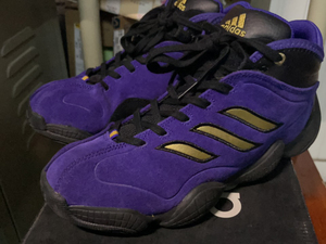 科比天足 adidas crazy 3 41 紫金 科比