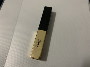ysl圣罗兰小金条细管口红23橙红番茄色号,使用过一次,便宜