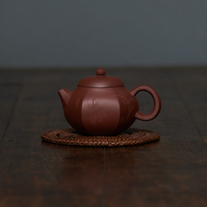 六方文旦壶匠人谭青老师手工制原矿紫泥220cc宜兴紫砂壶茶具