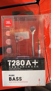 JBLT280A+线条耳机，正品，质量完好，便宜出，只有玫瑰