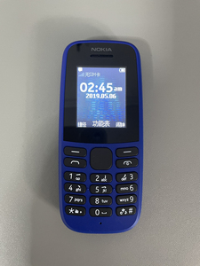 诺基亚105 蓝色 成色极佳,给老人买的闲置了