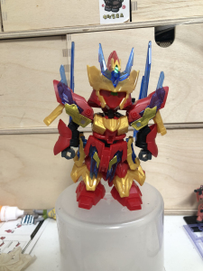 万代模型 bb sd 21 三国创杰传 张辽 沙扎比