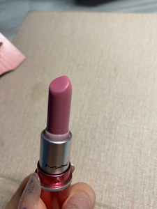 mac mini口红1.7g snob死亡芭比粉!套装里