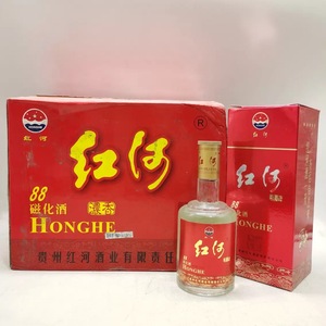 2006年红河88磁化酒46度500ml*6瓶浓香型纯粮酿造陈年老酒整箱装