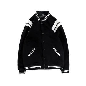 ysl圣罗兰拼接棒球服男春秋新款韩版宽松百搭权志龙同款外套潮