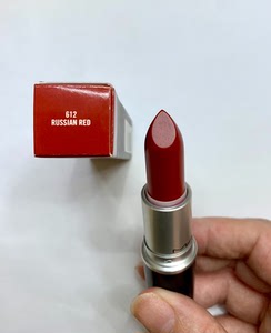 全新mac魅可612子弹头口红俄罗斯正红