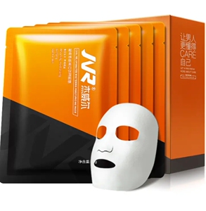 杰威尔男士酷爽焕肤美白保湿面膜30片(补水保湿 收缩毛孔 提