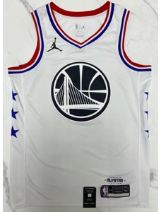 库里球衣勇士队全明星白色热压球迷版篮球衣 包邮_阿里巴巴找货神器