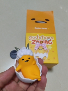 泡泡玛特gudetama蛋黄哥懒蛋蛋十二星座生日盲盒摆件 摩