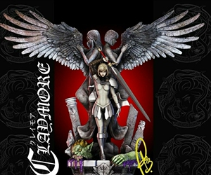 大剑(猎魔战记)stl,大剑女角色古妮雅3d打印图纸,stl