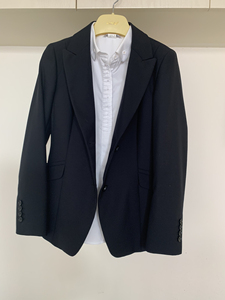 乔治白 面试 找工作 全新全羊毛女式乔治白西服套装三件套,包