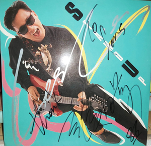 张国荣 leslie 亲筆签名黑胶唱片专辑 九成新差不多完美