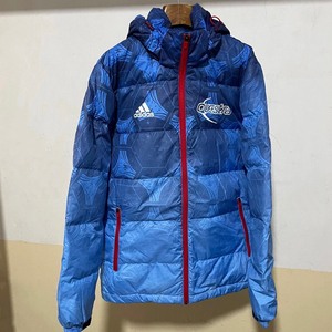 阿迪达斯 阿迪Adidas男款足球纪念限量版中厚款羽绒服