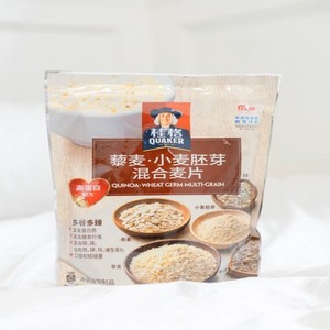 【7折】清仓400克/袋 桂格藜麦小麦胚芽混合燕麦片即食早餐