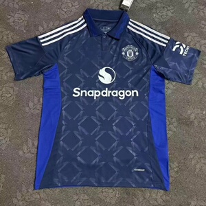 球迷宽松 24~25曼联球衣客场新款男装泰版运动休闲足球服s_阿里巴巴找