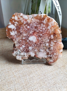 樱花玛瑙原石切片