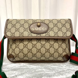 98新 古驰cucci 经典虎头腰包 单面胸包尺寸24*16