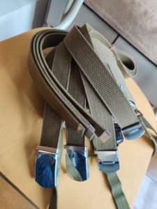 头男士滚轴腰带头35cm男式无孔帆布裤带头滚珠老式胭脂蓝03084300