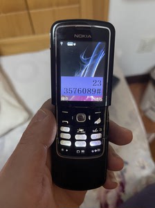 诺基亚8600d 经典滑盖手机如图.相机等  功能正常  有