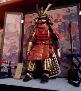 coomodel今川义元1/6全套盔甲.仅拆开拍了一次照片.