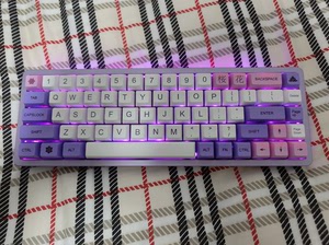sk68金属版 丁香紫 江湾 忆光外设 双模机械键盘