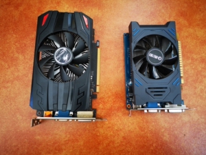 拆机七彩虹 影驰gt720 2g d5 显卡 有两片 测试完