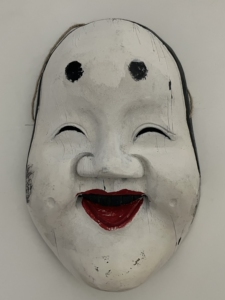 日本面具 小面 能面 木雕面具