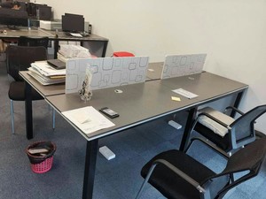 4人位员工桌电脑桌办公桌椅组合二手办公家具低价出售现代简约办